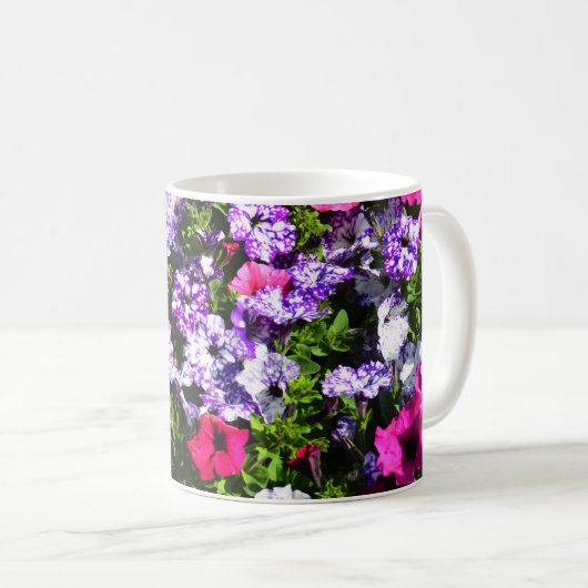 Mug Jolies fleurs de pétunia (Devant droit)
