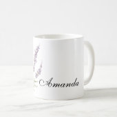 Mug Jolies Fleurs Lavande (Devant droit)