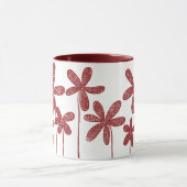 Mug Jolies fleurs - Maroon (Centre)