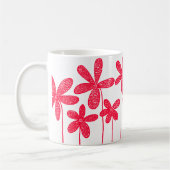 Mug Jolies Fleurs - Rouge (Gauche)