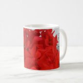 Mug Jolies fleurs rouges Trésor spécial Bible Verse (Devant droit)