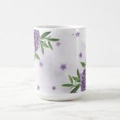 Mug Jolies fleurs violettes verdure (Centre)