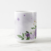 Mug Jolies fleurs violettes verdure (Centre)