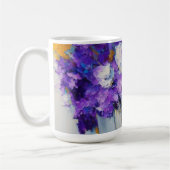 Mug Jolies fleurs violettes Vintages (Gauche)