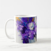 Mug Jolies fleurs violettes Vintages (Gauche)