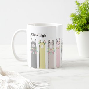 Mug Jolies Llamas Colorées Rétro