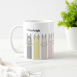 Mug Jolies Llamas Colorées Rétro