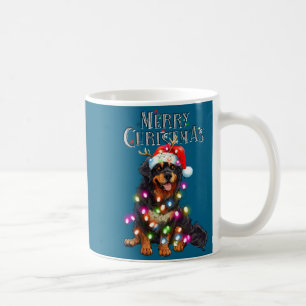 Mug Jolies lumières de Noël de chien de montagne berno