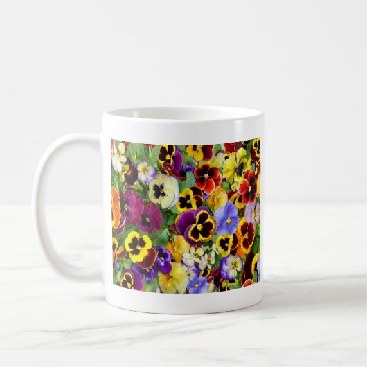Mug Jolies Pansies (Gauche)