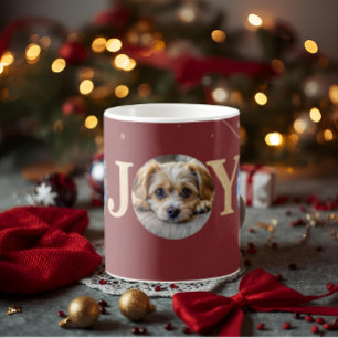 Mug jolies photos de vacances personnalisées de chien