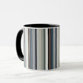 Mug Jolies rayures grises et blanches (Devant gauche)