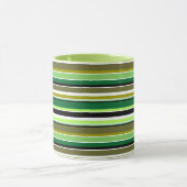 Mug Jolies rayures vertes et blanches (Centre)