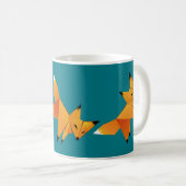 Mug Jolies Renards Origami sur mesure (Devant droit)
