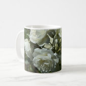 Mug Jolies roses blanches (Devant gauche)