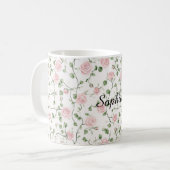 Mug Jolies Roses Fleurs Roses (Devant gauche)
