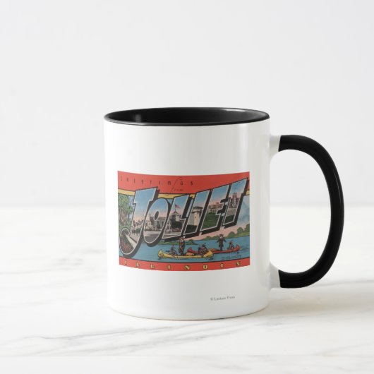 Mug Joliet, Illinois - Scènes de grandes lettres (Droite)