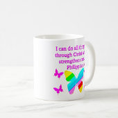 MUG JOLIMENT PHILIPPIENS 4:13 BUTTERFLY DESIGN (Devant droit)