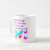 MUG JOLIMENT PHILIPPIENS 4:13 BUTTERFLY DESIGN (Devant gauche)
