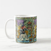 MUG JOLIMENT WITCH, CHAT & SES ANIMAUX, CAGE DE MAIN, (Gauche)