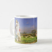 Mug Jolis agneaux bêlants par Ford Madox Brown (Devant gauche)