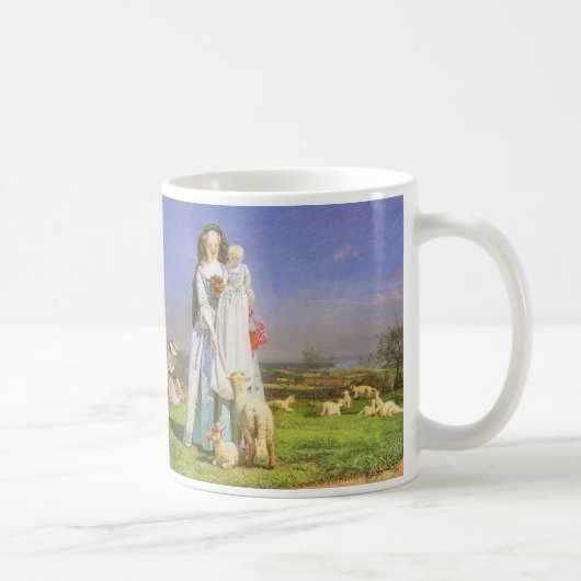 Mug Jolis agneaux bêlants par Ford Madox Brown (Droite)