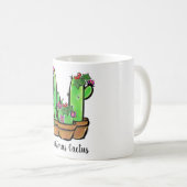 Mug Jolis cactus de Noël Cactus cactées succulentes (Devant droit)