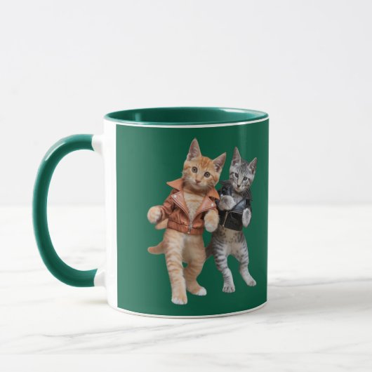 Mug Jolis chats tigrés qui twistent (Gauche)