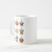 Mug Jolis chiens de compagnie Drôles Cadeau d'annivers (Devant gauche)