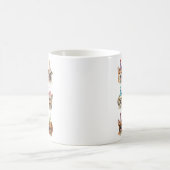 Mug Jolis chiens de compagnie Drôles Cadeau d'annivers (Centre)
