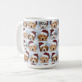 Mug Jolis chiots de Noël (Devant gauche)