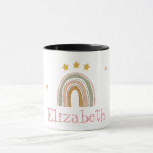 Mug Jolis Cœurs Étoiles Arc-en-ciel