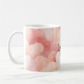 Mug Jolis cœurs roses blush d'amour (Gauche)