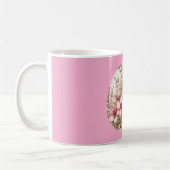 Mug Jolis fleurs roses de printemps Œuf de Pâques (Gauche)