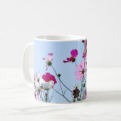 Mug Jolis fleurs sauvages violets prairie (Devant gauche)