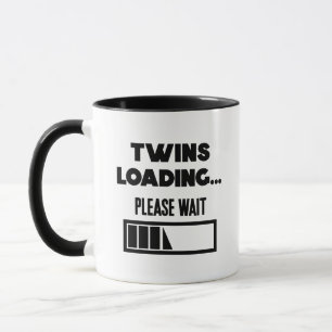 Mug Jolis jumeaux chargement ajout message annonce