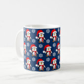 Mug Jolis manchots Noël (Devant gauche)