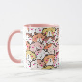 Mug Jolis motifs mignons Chats Chatons, Moderne (Gauche)