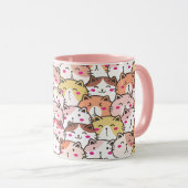 Mug Jolis motifs mignons Chats Chatons, Moderne (Devant droit)