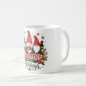 Mug Jolis nains de Noël pour les fêtes (Devant droit)