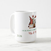 Mug Jolis nains sapin notre premier Noël (Devant gauche)