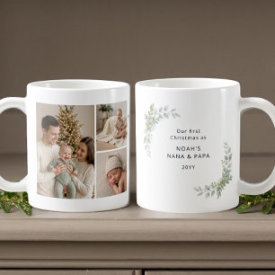 Mug Jolis Nouveaux Grands-Parents Premier Noël Photo