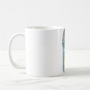 Mug Jolis poissons rouges dans une bouteille d'eau Res