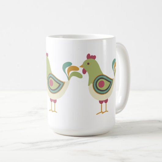 Mug Jolis poulets (Devant droit)