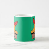 Mug Jolis rennes de Noël de dessin animé (Centre)