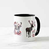 Mug Jolis rennes élégants "Amour à chaque petit pas" (Devant droit)