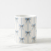 Mug Jolis rubans et rayures bleus (Centre)