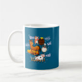 Mug Jolis sons d'animaux de ferme Graphisme (Gauche)