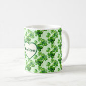 Mug Jolis trèfles de la Saint-Patrick (Devant droit)