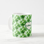 Mug Jolis trèfles de la Saint-Patrick (Devant gauche)