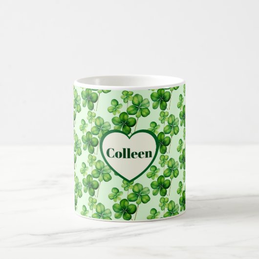 Mug Jolis trèfles de la Saint-Patrick (Centre)